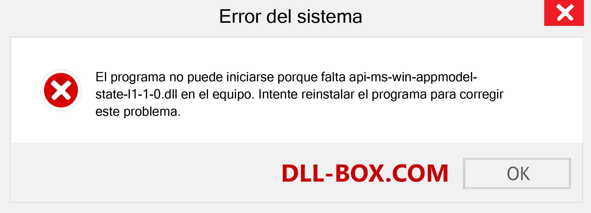 ¿Falta el archivo api-ms-win-appmodel-state-l1-1-0.dll ?. Descargar para Windows 7, 8, 10 - Corregir api-ms-win-appmodel-state-l1-1-0 dll Missing Error en Windows, fotos, imágenes